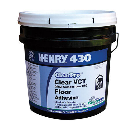 Henry 430 ClearPro Clear VCT Floor Tile Adhesive 4 gal