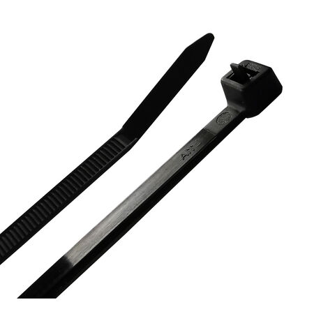Steel Grip 8 in. L Black Cable Tie 25 pk