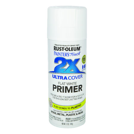 Rust-Oleum Painter's Touch 2X Ultra Cover Flat White Primer Spray 12 oz
