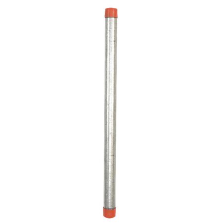 B&K Mueller 3/4 in. D X 18 in. L Galvanized Steel Pre-Cut Pipe
