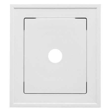 Vinyl White J-Block Stnd Mount