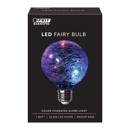 Feit Electric Fairy G25 E26 (Medium) LED Bulb Multi-Colored 1 pk
