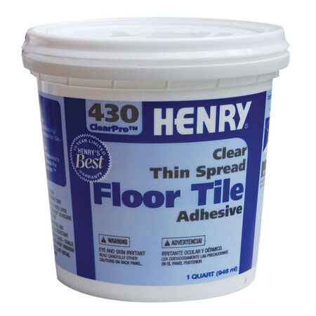 Henry 430 Vinyl Flooring Adhesive Floor Tile Adhesive 1 qt