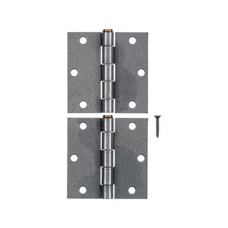 Ace 3-1/2 in. L Galvanized Broad Hinge 2 pk