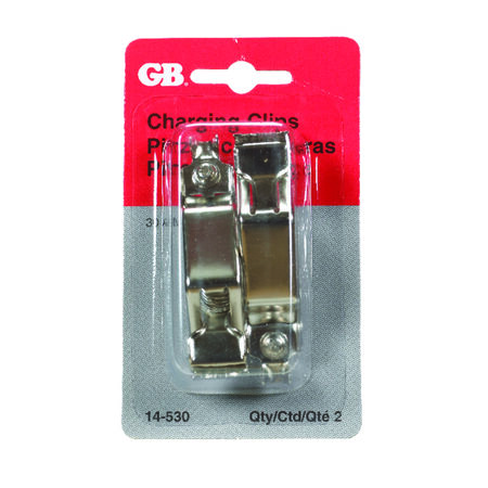 GB Battery Charging Clips 30 Silver