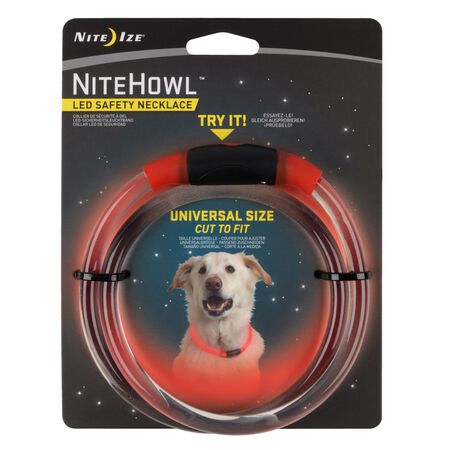 Nite Ize NiteHowl Red Plastic Dog Collar