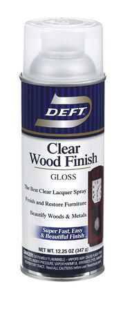 Deft Gloss Clear Oil-Based Brushing Lacquer 12.25 oz