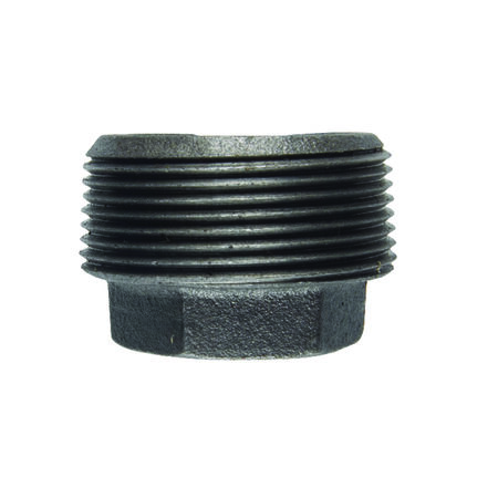B & K 1/2 in. Dia. x 3/8 in. Dia. MPT To FPT Black Malleable Iron Hex Bushing