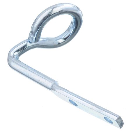 Hampton Small Zinc-Plated Silver Steel 4.125 in. L Rope Binding Hook 150 lb 1 pk