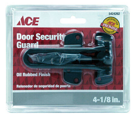 Ace Chain Door Guard 4-1/8 in. Oil Rubbed Bronze For Exterior Doors