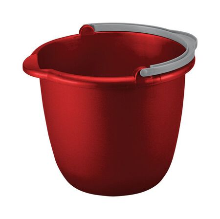 Sterilite 10 qt. Bucket Red