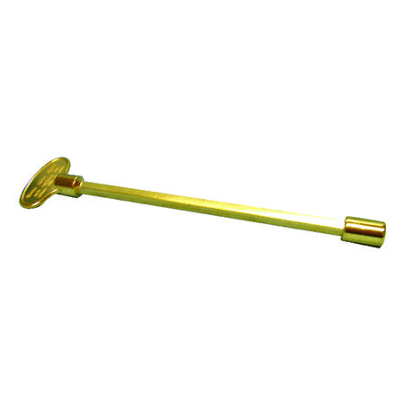 Blue Flame Polished Brass Brass Gas Valve Key