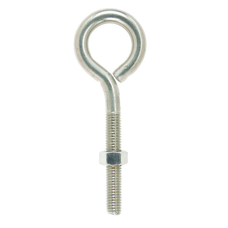 Hampton 1/2 in. X 6 in. L Stainless Stainless Steel Eyebolt Nut Included