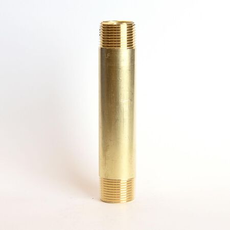 ATC 3/4 in. MPT 3/4 in. D MPT Yellow Brass Nipple 5 in. L
