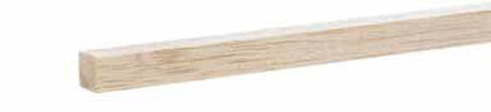 Midwest Products Balsawood Strip 1/2 in. x 1/2 in. W x 3 ft. L