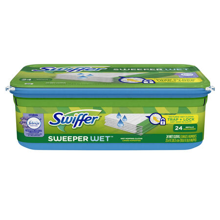 Swiffer Sweeper 8 in. W X 10 in. L Wet Cloth Mop Pad 24 pk