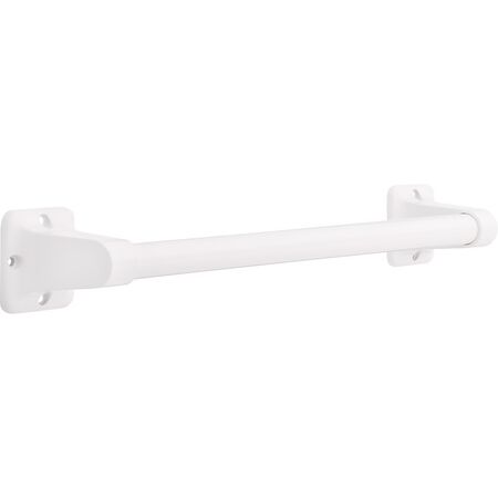 Delta Grab Bar White Stainless Steel 17.63 in. L