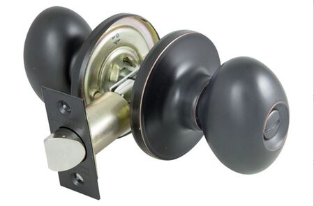 ProSource TYLX710V-PS Privacy Lockset, Tubular Design, Brass
