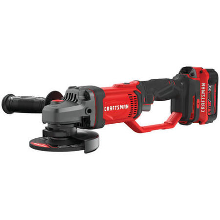 CRAFTSMAN V20* CORDLESS 4-1/2-IN. SMALL ANGLE GRINDER KIT (1 BATTERY)