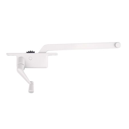 Ace White Steel Left Single-Arm Casement Window Operator For Jalousie