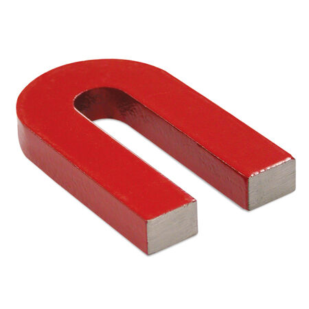 Magnet Source 2.375 in. L X 1.187 in. W Red Horseshoe Magnet 3 lb. pull 1 pc