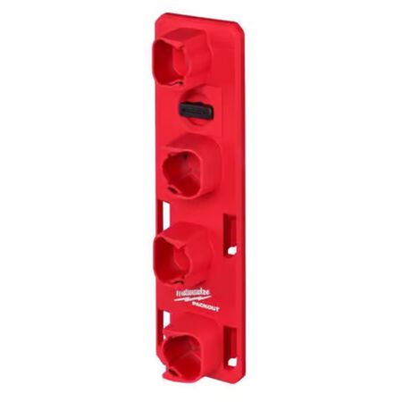Milwaukee Packout Garage Organizer Battery Rack Black/Red