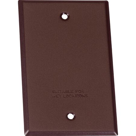 Sigma Engineered Solutions Rectangle Steel 1 gang 4.52 in. H X 2.77 in. W Flat Box Cover
