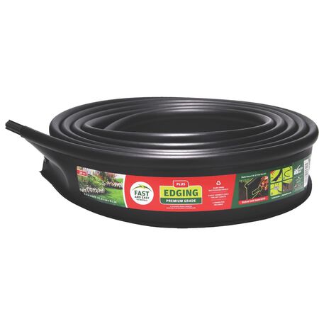 Master Mark Master Gardener 20 ft. L X 4.5 in. H Plastic Black Lawn Edging