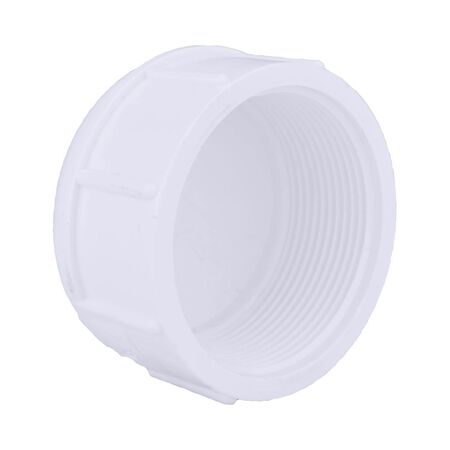 Charlotte Pipe Schedule 40 2 in. FPT X 2 in. D FPT PVC Cap 1 pk