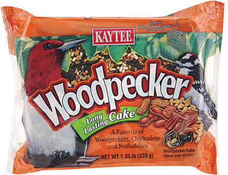 Kaytee Woodpecker Bird Food Block Sunflower Seeds and Peanuts 1.85 lb.