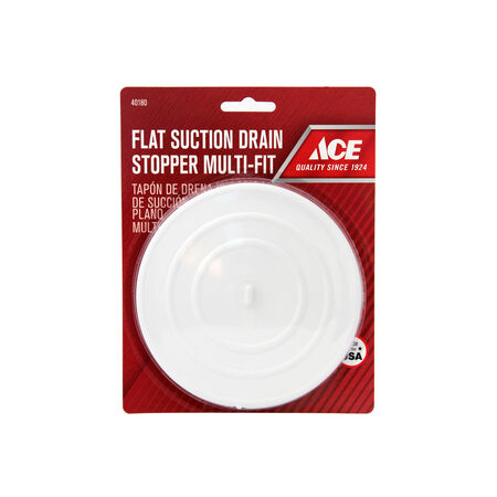 Ace 5 in. White Rubber Drain Stopper