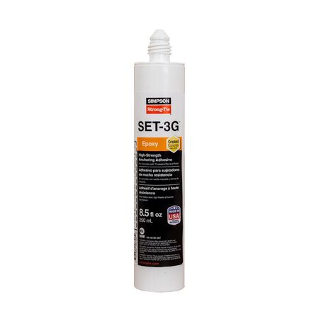 Simpson Strong-Tie SET-3G Plastic Concrete Anchoring Epoxy Paste 2.75 in. D