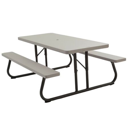 Lifetime Products Folding Picnic Table 6ft Plastic