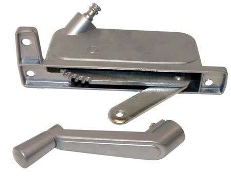 Barton Kramer Silver Aluminum Left Awning Window Operator For Keller/P.G.T. Windows