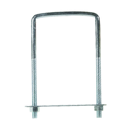 Hampton 3-3/4 in. X 3-5/8 in. W X 6 in. L Coarse Zinc-Plated Steel Lumber Size Square Bend U-Bolt Hampton 3-3/4 in. X 3-5/8 in. W X 6 in. L Coarse Zinc-Plated Steel Lumber Size Square Bend U-Bolt