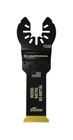 Imperial Blades One Fit 1-1/8" Storm Titanium Metal Blade, 1PC