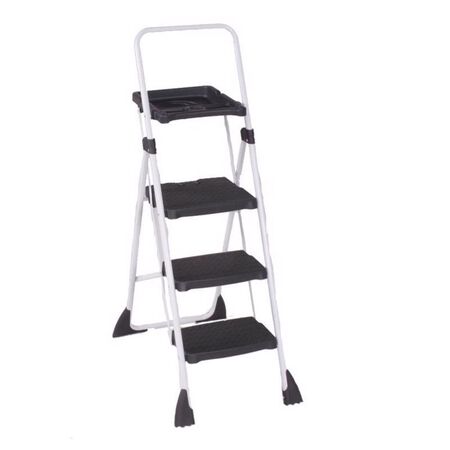 Cosco Tri Step Plus 4.56 ft. H Steel Platform Ladder Type II 225 lb. capacity