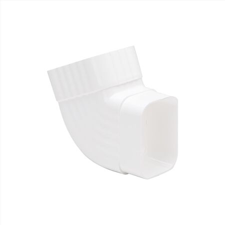Amerimax 4.5 in. H X 2.5 in. W X 4.5 in. L White Vinyl K Gutter Elbow