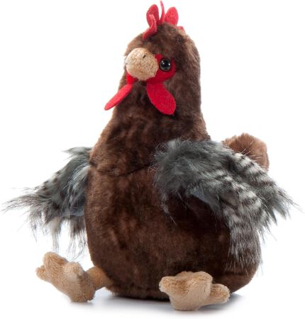 The Petting Zoo Chicken Rooster Stuffed Animal Plushie 9 in.