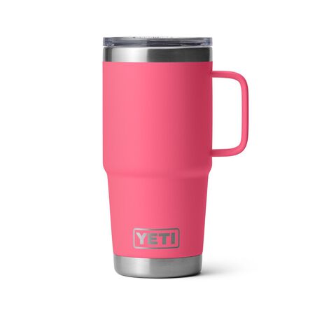 YETI Rambler 20 oz Tropical Pink BPA Free Insulated Tumbler with Travel Lid