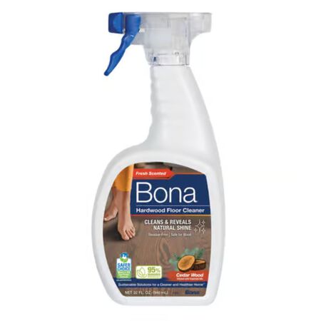 Bona Cedarwood Scent Hardwood Floor Cleaner Liquid 32 oz.