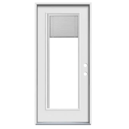 Door 36 in. x 80 in. Full Lite w/Blind Left Hand