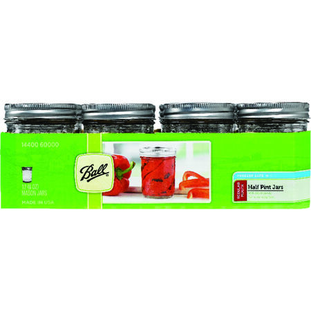 Ball Regular Mouth Mason Jar 8 oz 12 pk