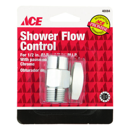Ace Chrome Stainless Steel Shower Flow Control
