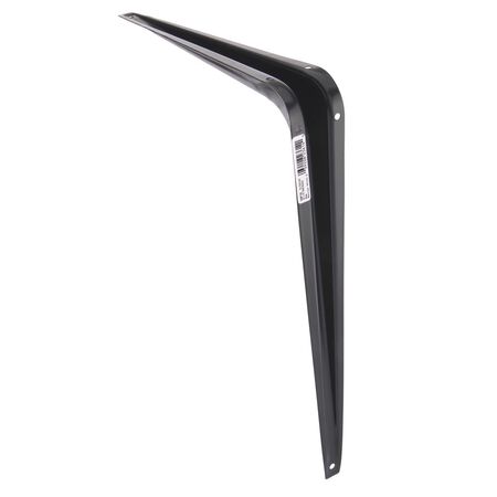Hampton Black Steel Shelf Support 18 Ga. 10 in. L 100 lb