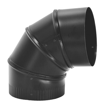 Imperial 6 in. D X 9 in. L Steel Stove Pipe Elbow