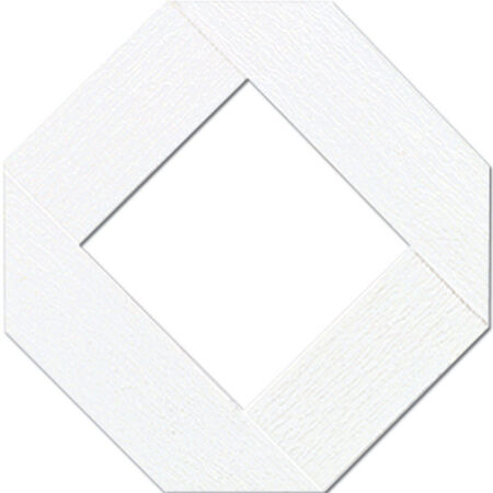 Grid Axcents 48 in. W X 8 ft. L White Plastic Lattice Panel