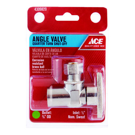 Ace Sweat Compression Brass Shut-Off Valve