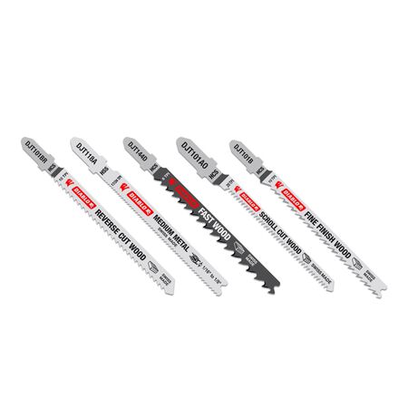 Diablo 0 in. T-Shank Wood & Metal Jig Saw Blade Set 5 pc
