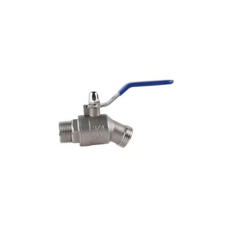 Homewerks 3/4 in. MIP in. x 3/4 in. Garden Hose Thread Stainless Steel Hose Bibb